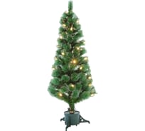 Искусственная ель с шишками и фиброоптикой Neon-Night высота 150см, тёплый белый 533-216