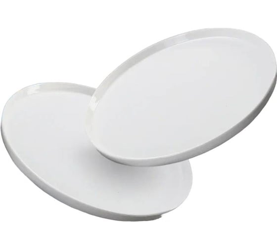 Набор тарелок Homium Collection 2 шт., D22.5 см, белый set2white01