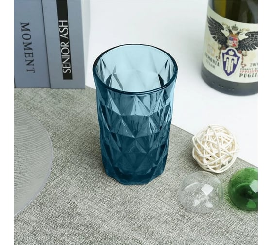 Набор стаканов Homium 6 шт., голубой setglass6-4