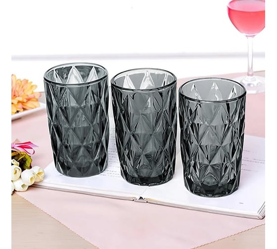 Набор стаканов Homium 6 шт., серый setglass6-5