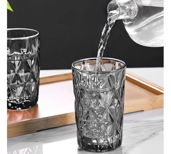 Набор стаканов Homium 6 шт., серый setglass6-5