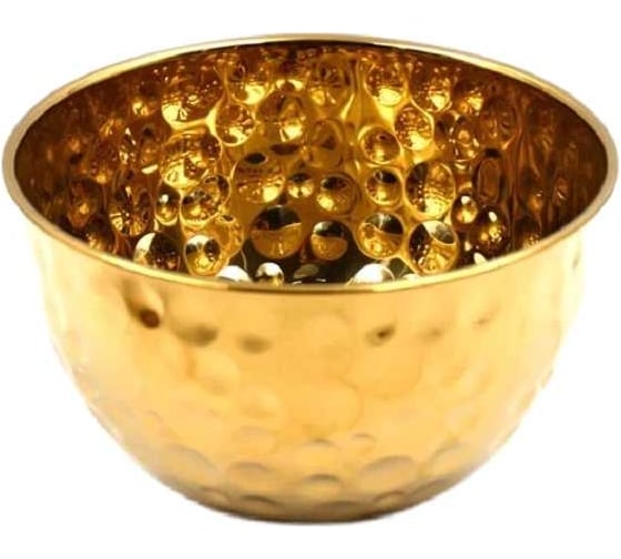 Миска Homium металлическая, D22 см, цвет золотой metalbowlgold22