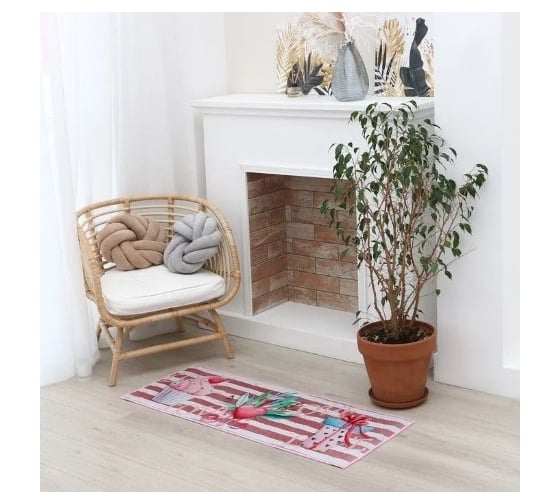 Ковер Этель Love 45x120 см, 700 г/м2 4982215