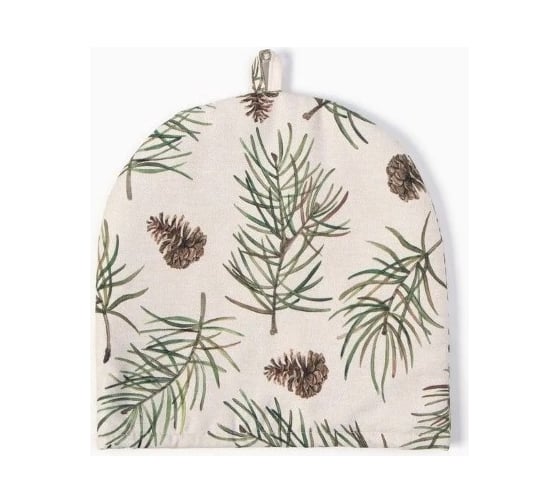 Грелка на чайник Этель Christmas tree 28x28 см, 100% хлопок, саржа 190 г/м2 9848021 1