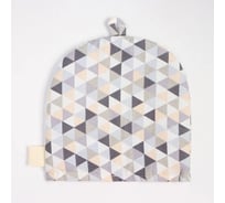 Грелка Этель Треугольники 28x28 см, 80% хлопок, 20% полиэстер, сатин 110 г/м2 9596589