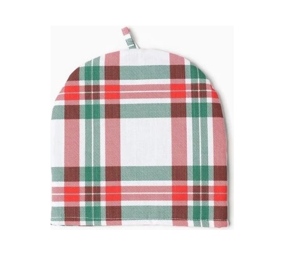 Грелка на чайник Этель Нoliday decoration 28x28 см, 100% хлопок, репс 210 г/м2 9829350