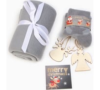 Подарочный набор Этель Счастье плед и акс 5306402