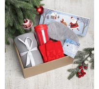 Подарочный набор Этель Уютной зимы плед и акс 9899889