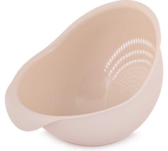 Дуршлаг для промывания крупы ЗПИ "Альтернатива", бежевый М8199