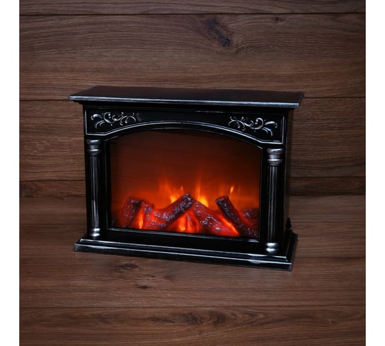 Светодиодный камин-светильник NEON-NIGHT Классика с эффектом живого огня 33х12х24 см 511-030 1