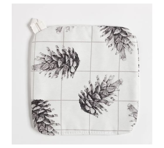 Кухонный набор Этель Merry Christmas: варежка 20x27 см, прихватка 19x19 см, 100% хлопок 9215859