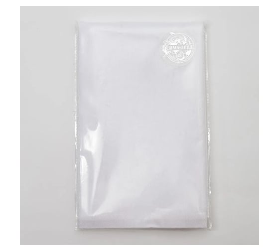 Декоративная салфетка Этель 40x40 см, цвет белый, 100% хлопок, саржа, 250 г/м2 3697176
