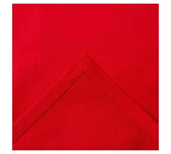 Декоративная салфетка Этель 40x40 см, цвет красный, 100% хлопок, саржа, 250 г/м2 3697178