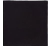 Декоративная салфетка Этель 40x40, саржа цвет черный, 100% хлопок, саржа, 250 г/м2 7451940