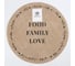 Салфетка Этель Food.Family.Love d38, джут 9629329 4