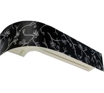 Карниз Эскар Классика в сборе, 3-х рядный, романтика black, 3,5 м 343431350