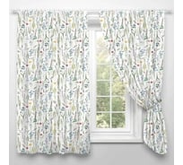Комплект штор для кухни Этель с подхватами Wild flowers 145x180 см, 2 шт, 100% полиэстер 9933899
