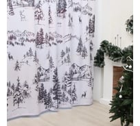 Комплект штор Этель Winter landscape 145x260 см, 2 шт, 100% полиэстер, 140 г/м2 9836709