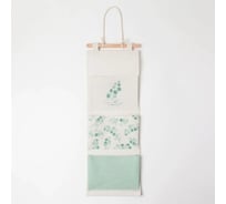 Текстильный кармашек Этель Эвкалипт 3 отделения, 56x20 см 4624836