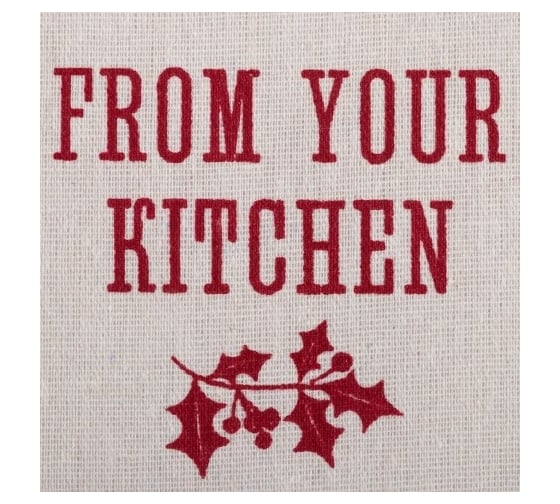Текстильный кармашек Этель From kitchen 2 отделения, 41x20 см 7558403