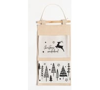 Текстильный кармашек Этель Christmas 2 отделения, 41x20 см 7558405