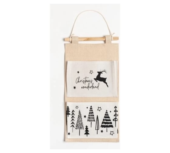 Текстильный кармашек Этель Christmas 2 отделения, 41x20 см 7558405