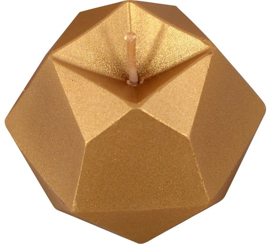 Декоративная свеча МУЛЬТИДОМ Грани, 6x6х4,5 см 2 цвета МС5-120