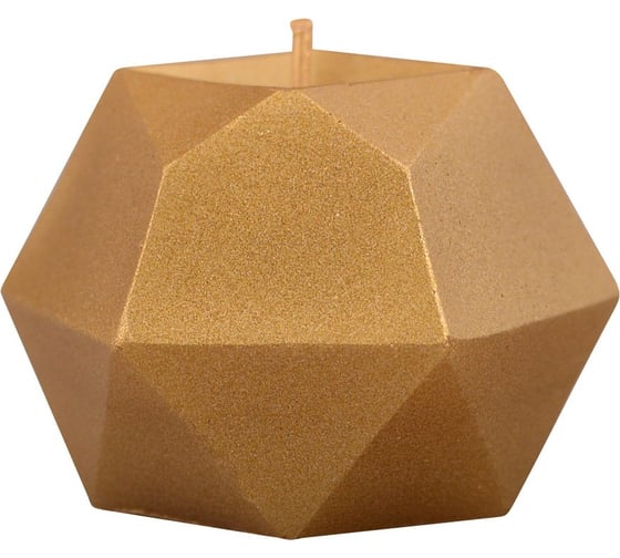 Декоративная свеча МУЛЬТИДОМ Грани, 6x6х4,5 см 2 цвета МС5-120