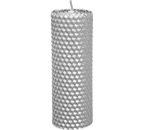 Декоративная свеча МУЛЬТИДОМ из вощины, 13x4,5 см, 2 цвета МС5-114