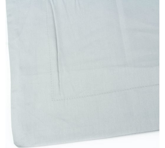 Наволочка Arya Home сатин, 50x70+5 см, 2 предмета, camino, серый 8680943048844