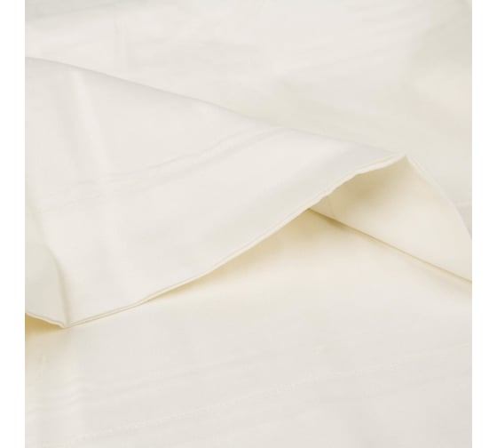 Наволочка Arya Home сатин, 50x70+5 см, 2 предмета, camino, экрю 8680943048837