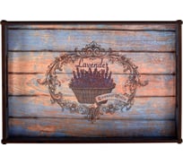 Поднос МУЛЬТИДОМ Лаванда размер 35x25x4 см МБ18-367