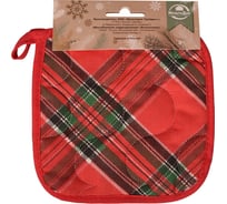 Прихватка МУЛЬТИДОМ Шотландка размер 18x18 см МТ22-254