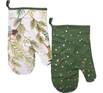 Прихватка-рукавица МУЛЬТИДОМ Лес конфетти размер 17x30 см МТ22-258