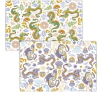 Разделочная доска-подставка под горячее МУЛЬТИДОМ Дзен Дракон размер 18x28 см 2 дизайна VL88-455