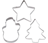 Набор кулинарных форм МУЛЬТИДОМ Рождество, 3 шт VL2-87