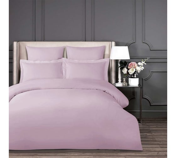 Пододеяльник Arya Home сатин, 2 спальный, 200x220 см, camino, розовый 8680943048455