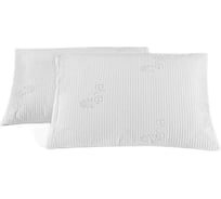 Чехол для подушки Arya Home alez 50x70 см, 2 предмета, new белый 8680943053893