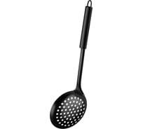 Шумовка Mallony classico nero из нержавеющей стали, черный, non-stick 105267