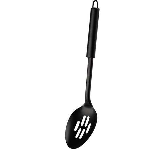 Ложка с отверстиями Mallony classico nero из нержавеющей стали, черный, non-stick 105269 1