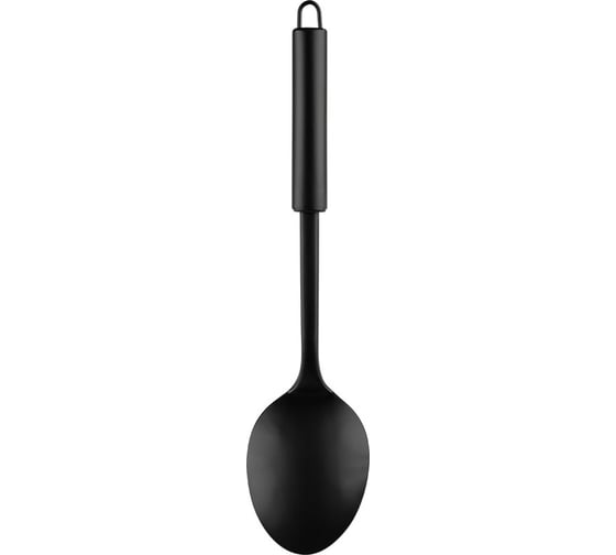 Ложка Mallony classico nero из нержавеющей стали, черный, non-stick 105271