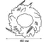 Украшение светодиодное «Венок» Uniel на батарейках ULD-T4040-020/SNA/3AA WARM WHITE IP20 WREATH UL-00011297 5