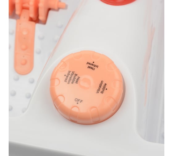 Массажная ванночка для ног FIRST Orange 8116-1 450 Вт, 13.5 см, нагрев, 5 видов массажа, 4 ролика FA-8116-1