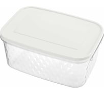 Контейнер для замораживания и хранения продуктов Phibo Кристалл 1,3 л, белый 433141916