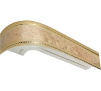 Карниз Эскар Классика в сборе, 3-х рядный, "антик" мокко, 3,0 м 539431300