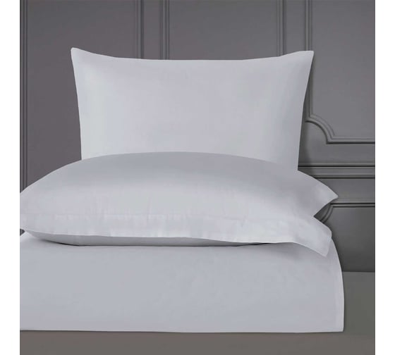 Простыня Arya Home сатин 1.5 сп., 180x240 см, camino, серый 8680943048738