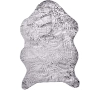 Ковер Arya Home atlas кролик искусственный мех, 70x105, черный 8680943085375