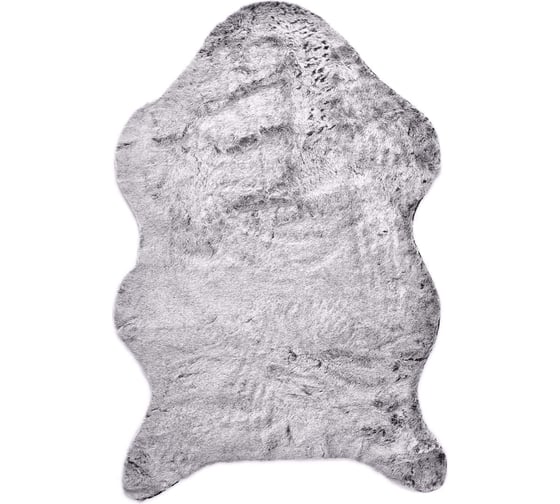 Ковер Arya Home atlas кролик искусственный мех, 70x105, черный 8680943085375 1