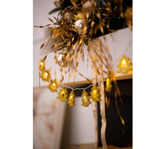 Елочное украшение Arya Home string light 2 золотой 8680943210975 1