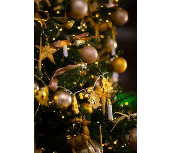 Елочное украшение Arya Home string light 2 золотой 8680943210975